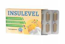Insulevel 20 Szt Cynamonowiec Gurmar Inulina Kwas Alfa-Liponowy Chrom