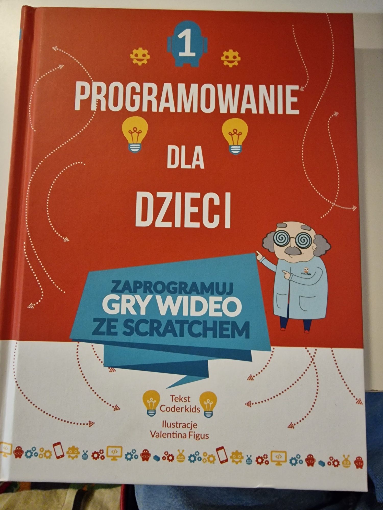 Dwie książki do nauki programowania dla dzieci w Scratch, ilustrowane