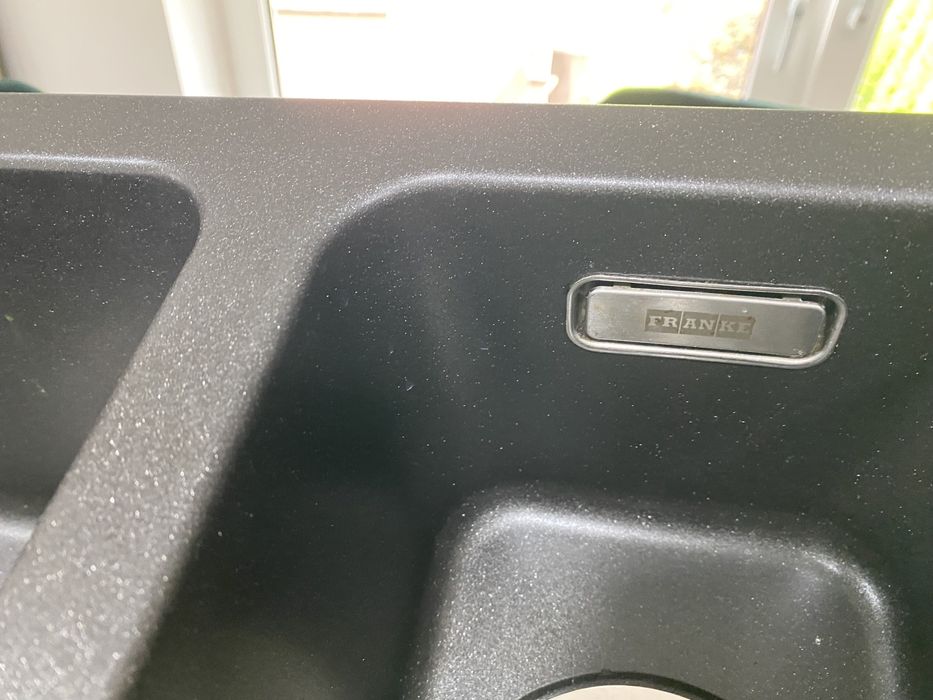 Zlewozmywak FRANKE podblatowy dwukomorowy z syfonami stan bardzo dobry