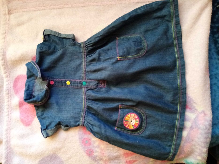 Sukienka jeansowa George rozm. 80/86