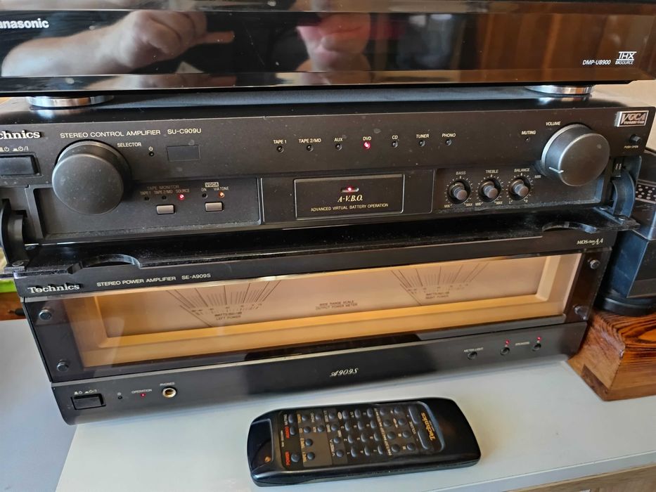 Wzmacniacz Technics SE-A909S SU-C909U z pilotem
