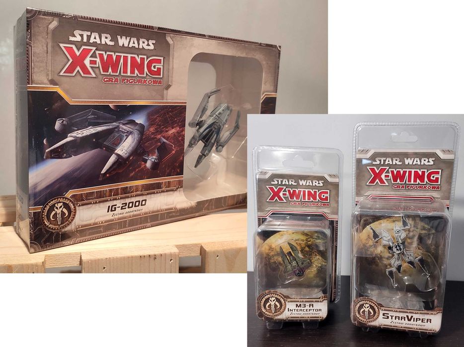 Star Wars X-wing - Wave VI Star Viper, M3-A, IG2000 PL edycja pierwsza