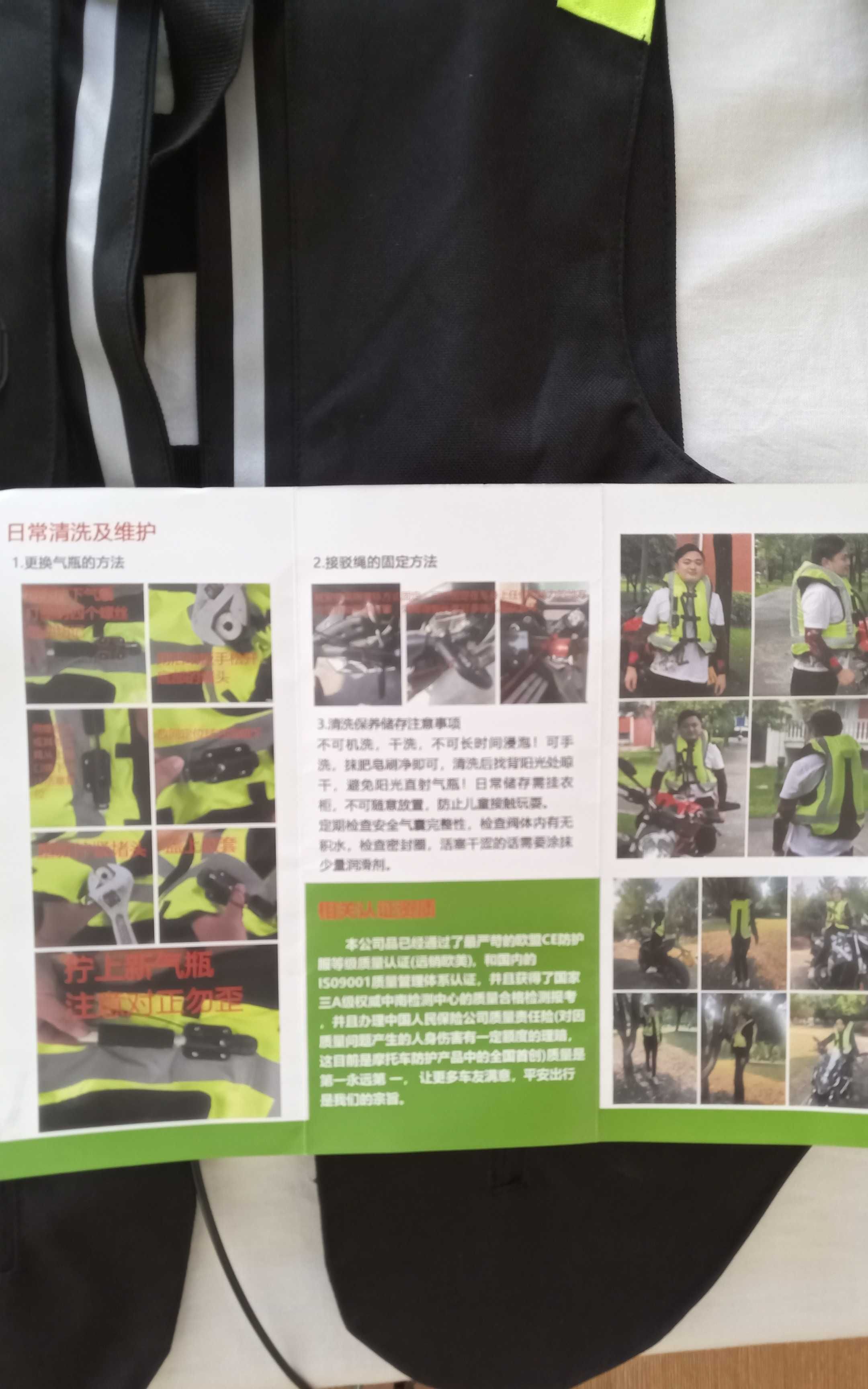Colete - Jaqueta - Proteção Airbag para Motociclistas