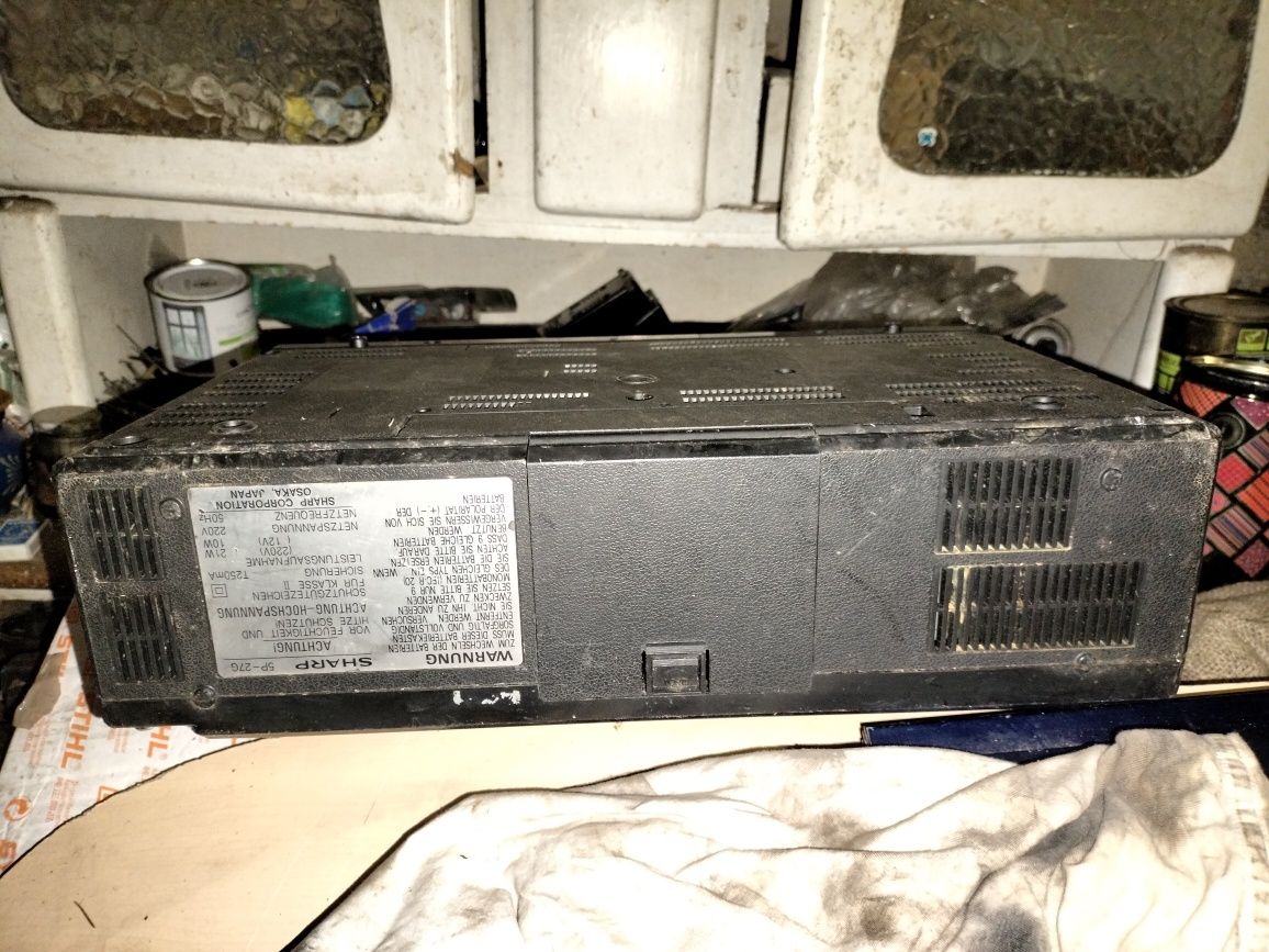 Radiomagnetofon Sharp 5P27G lata 70te