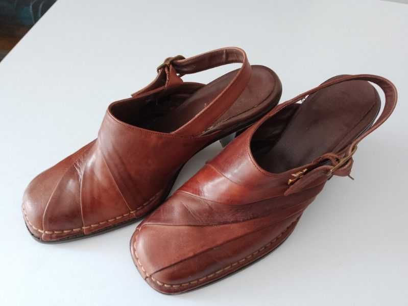 Damskie buty skórzane