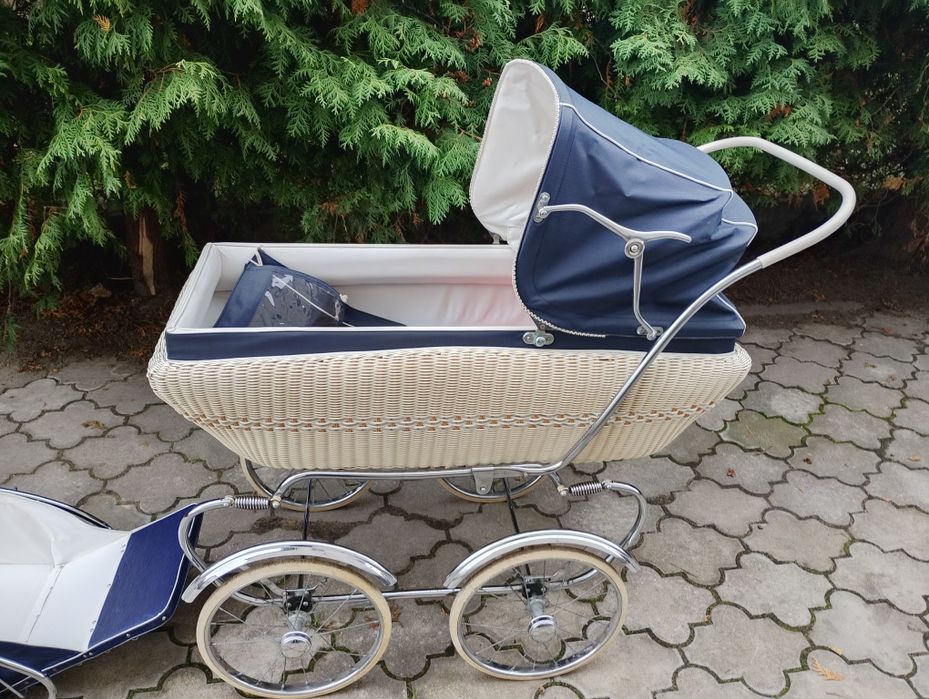 Wózek dziecięcy retro plus spacerówka igla