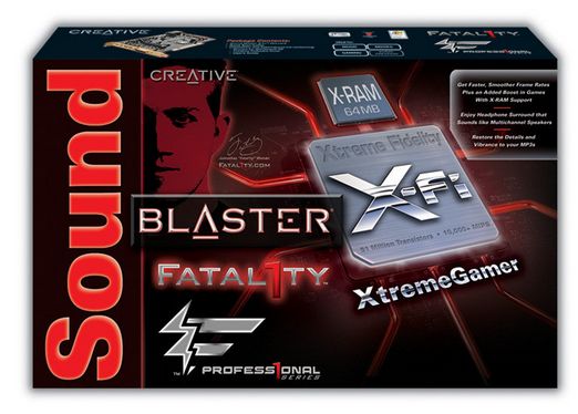 Placa de Som 7.1 Creative Sound Blaster X-Fi Xtremegamer fatal1ty pro