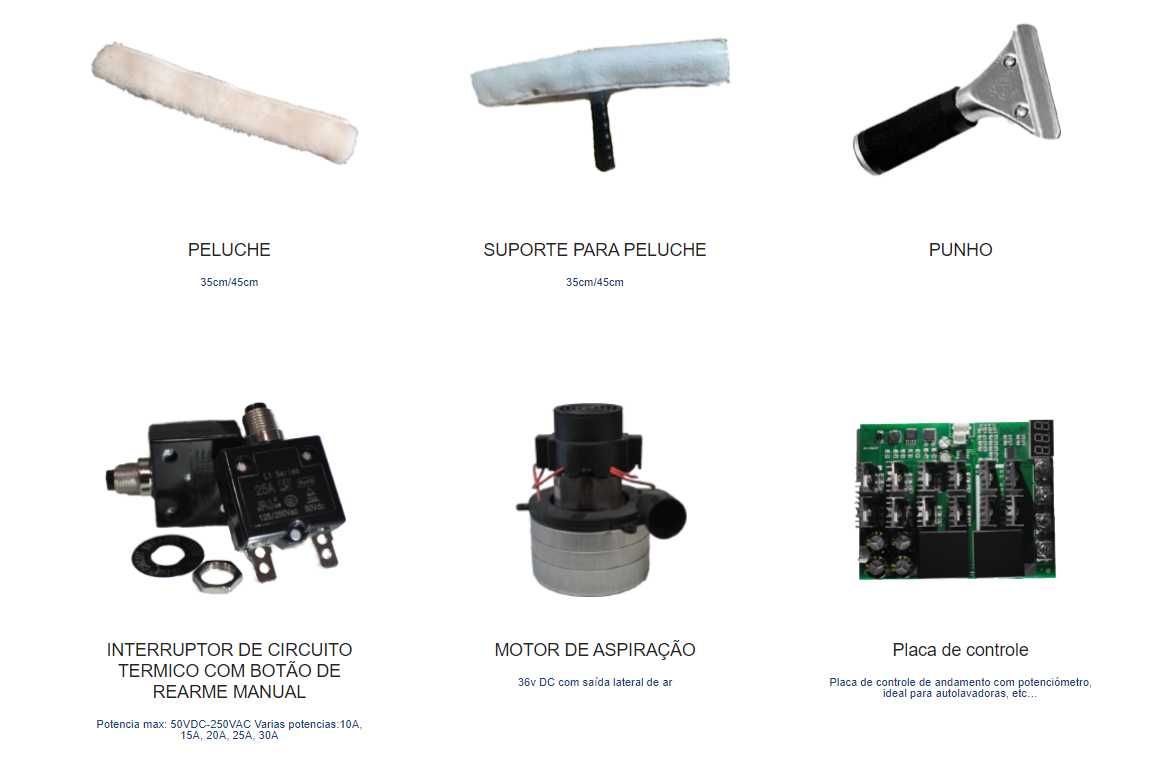 Produtos e Equipamentos de Limpeza