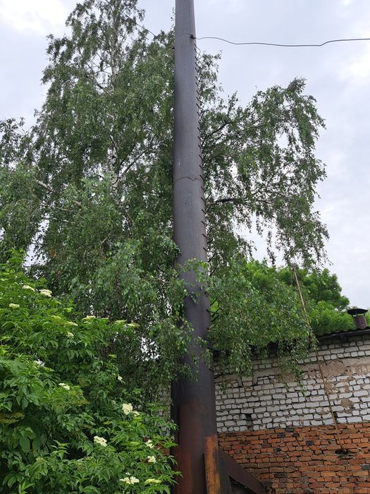 Труба димохода котельні, стальний димохід, труба для  котельні .