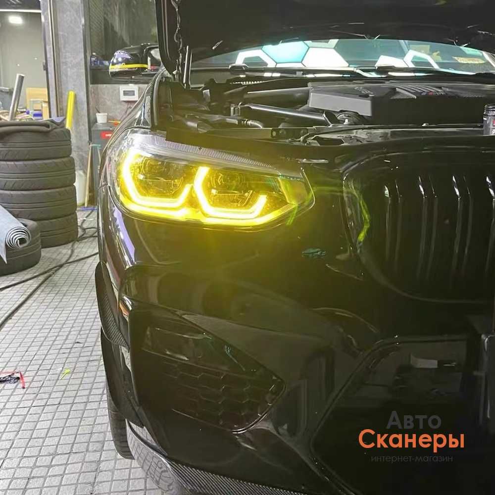 Светодиодные желтые DRL для BMW X3/X4/G01/G02 (F30 F31 F35) 2017-2021
