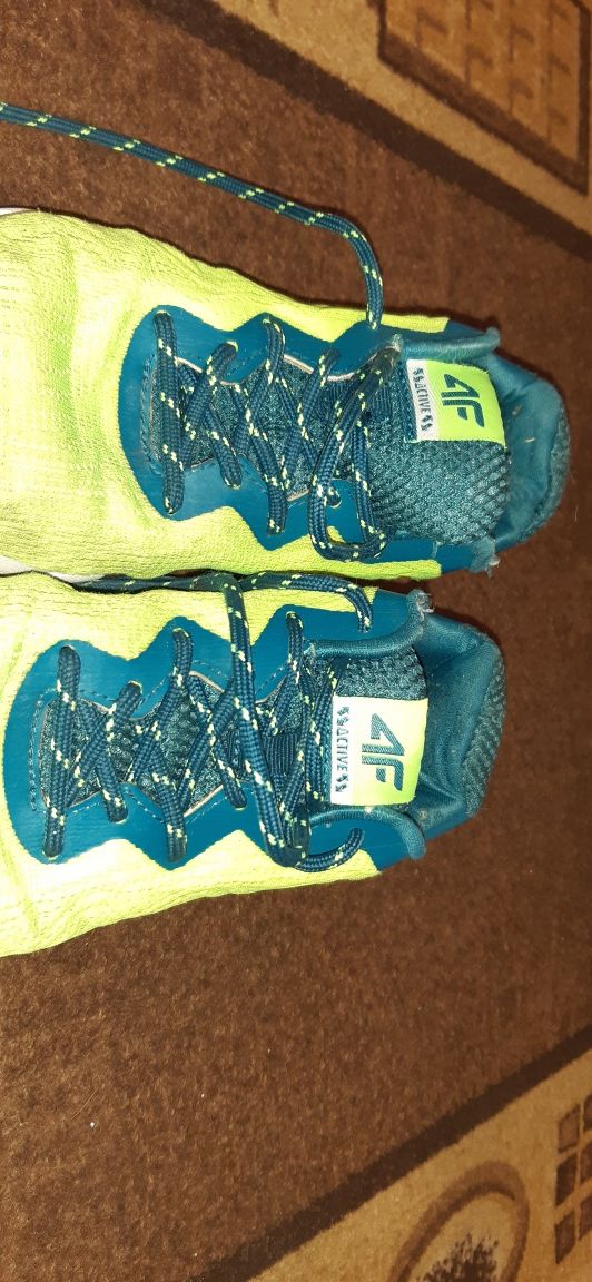 4F r. 35 buty adidas lekkie sportowe pianka zielone