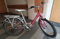 Rower Eurobike Red dla dziewczynki, kask gratis