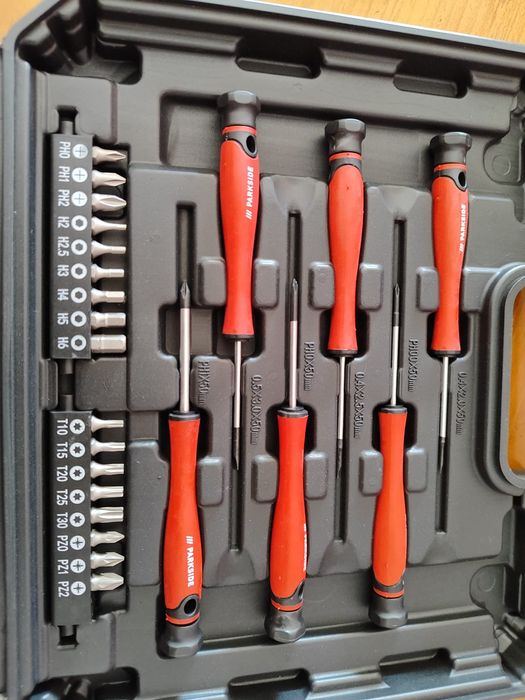 Conjunto de chaves de fendas