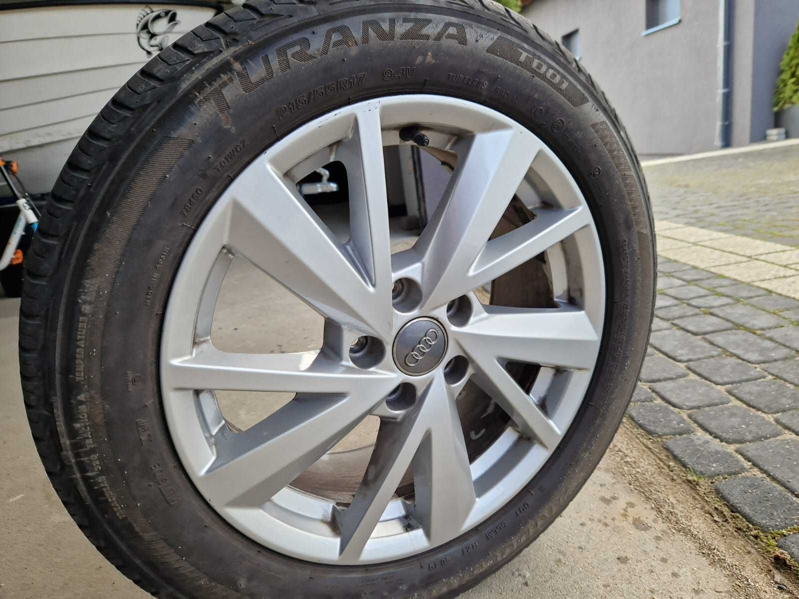 Alufelgi Audi opony 215/55 R17 letnie