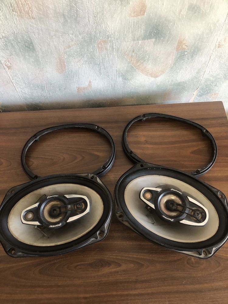 Pioneer ts6969 овали акустика в авто колонки