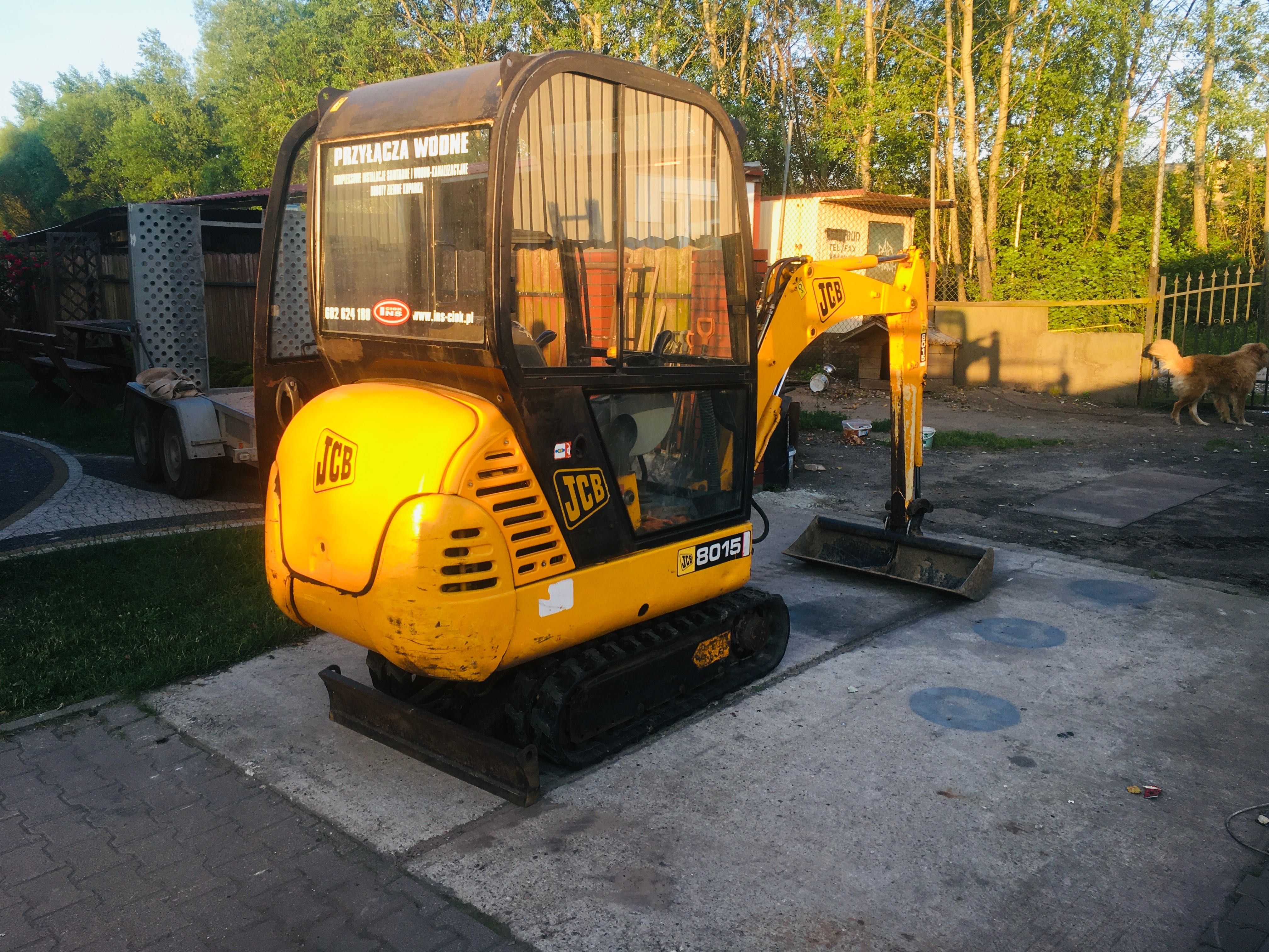 Minikoparka JCB 8015 (2004r)