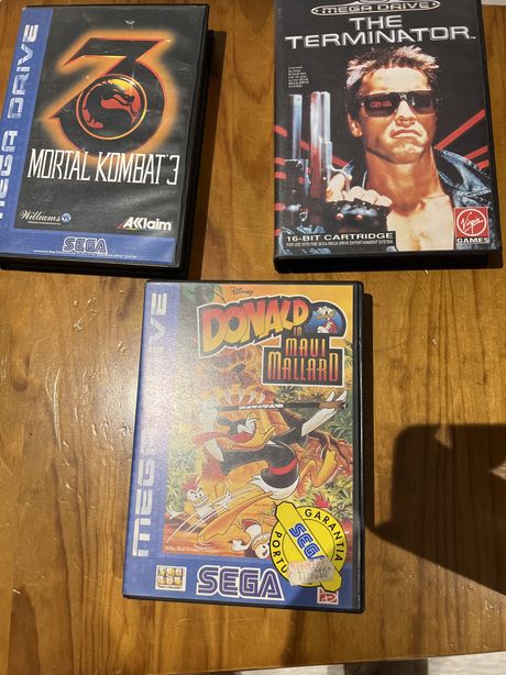 lote de jogos Mega Drive