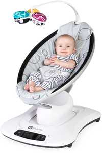 Крісло-гойдалка 4moms mamaroo silver plush