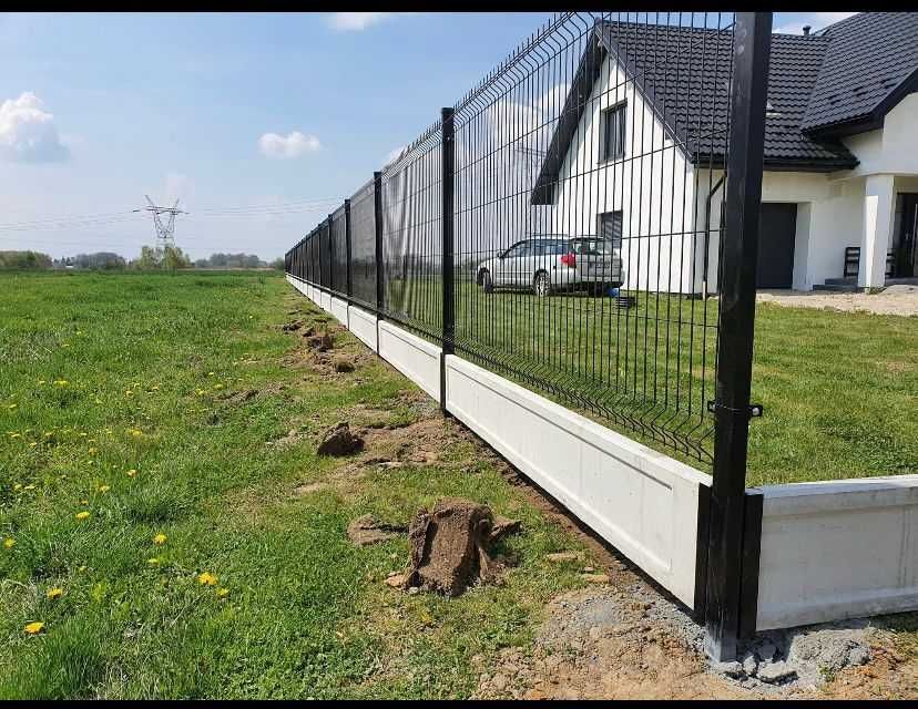 Super Tanio! SPRZEDAŻ/MONTAŻ Ogrodzenia panelowe 123cm FI5