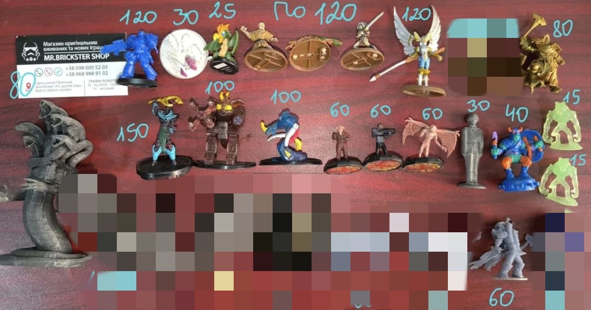Миниатюры модели фигурки домики моделирование для игры DnD солдатик