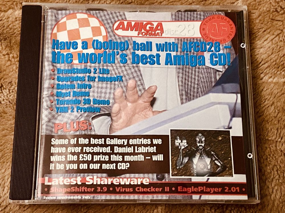 AMIGA - AMIGA FORMAT CD 28 | Oryginalna płyta Cd-Rom