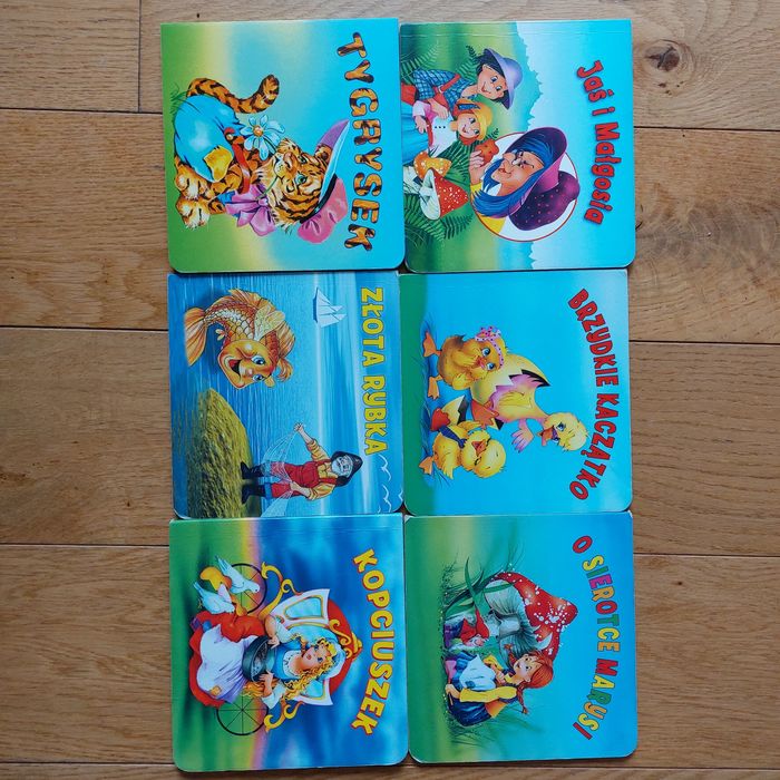 Książeczki dla małych dzieci 6 sztuk