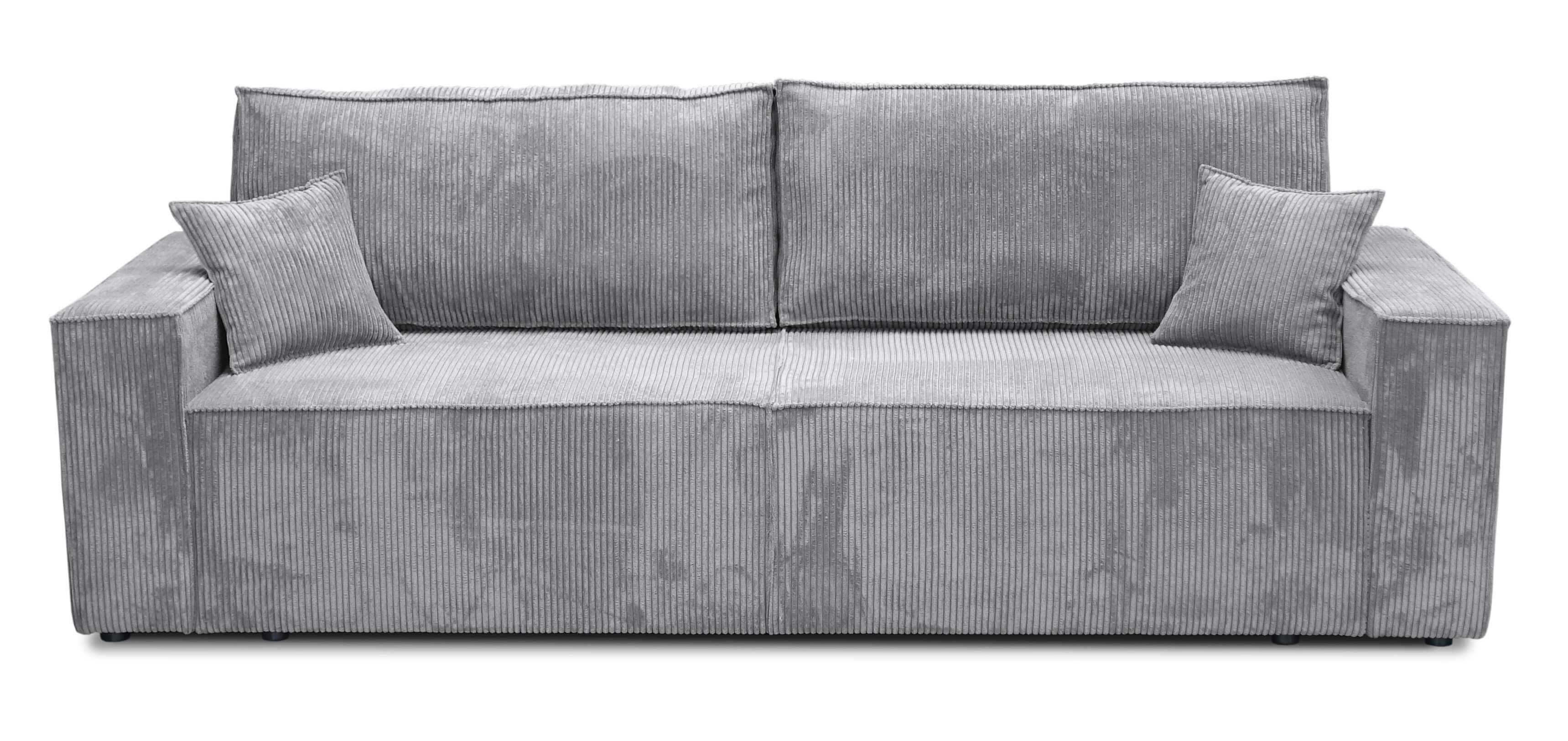 Sofa kanapa LUX sztruksowa funkcja spania pojemnik automat DL Bonell