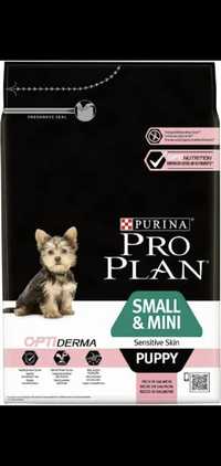 Purina Pro Plan Small & Mini Puppy Sensitive Skin с лососем