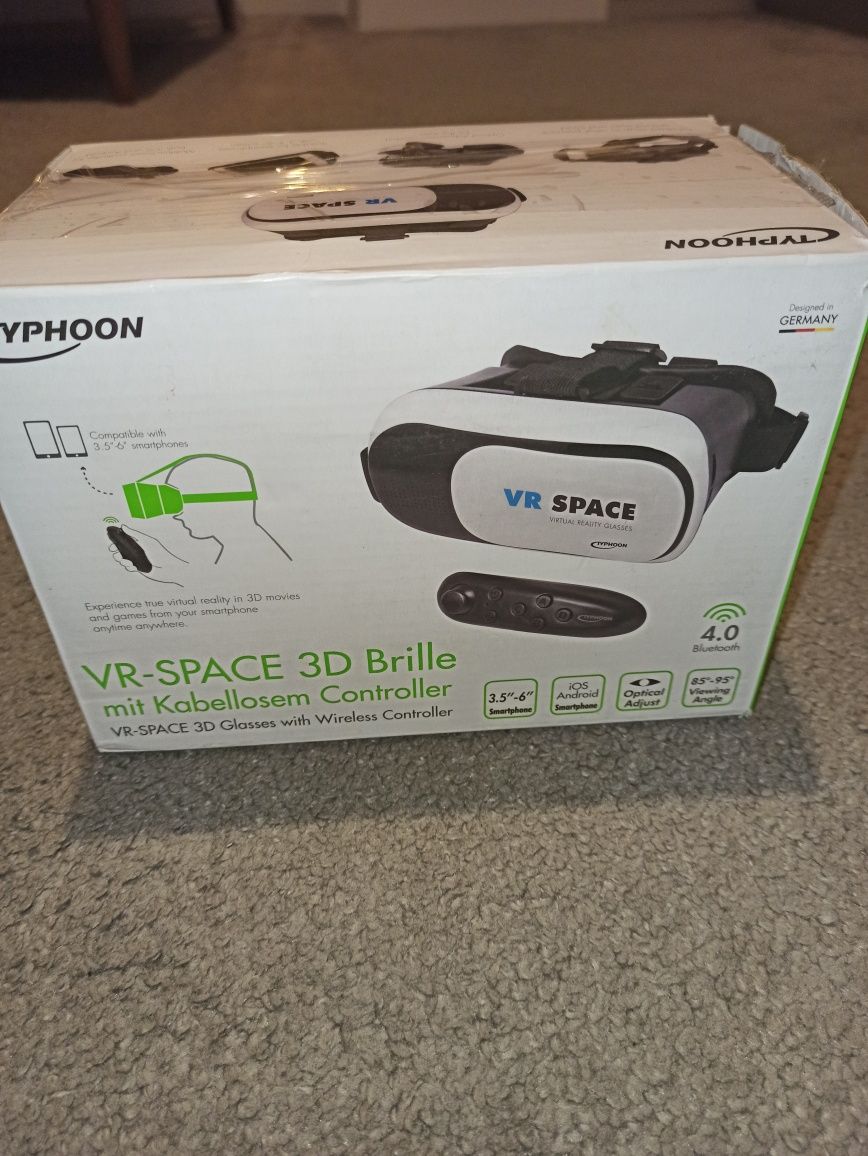 Okulary VR do 3d 360 stopni