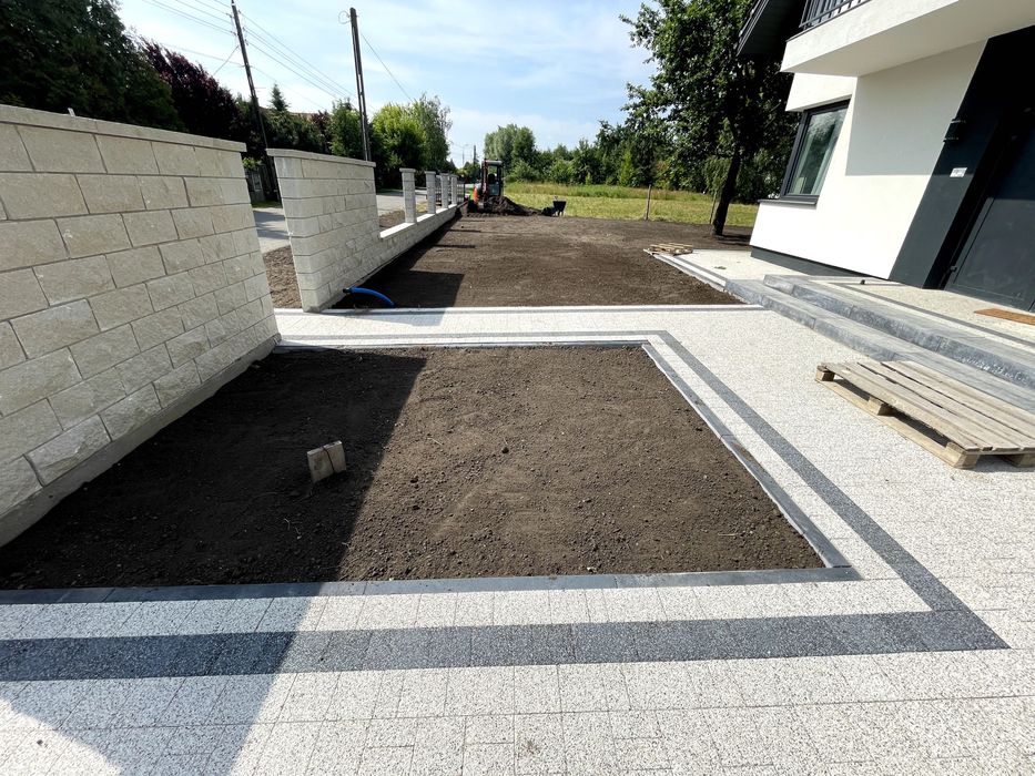 Drenaż Odwodnienie Zakładanie trawników Nawadnianie Utwardzenie terenu