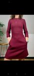 Burgundowa sukienka Massimo Dutti XS