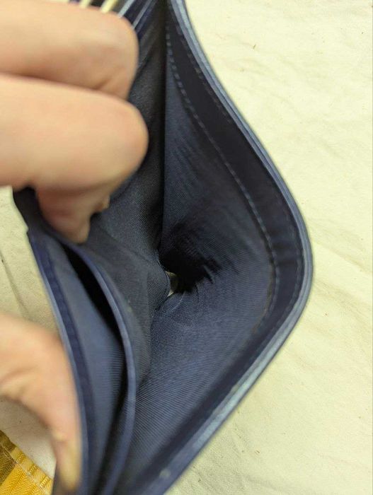 Оригинальный кожаный кошелёк Agnes B. Voyage с двойной застежкой