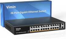 24 portowy gigabitowy PoE z 2 portami gigabitowymi