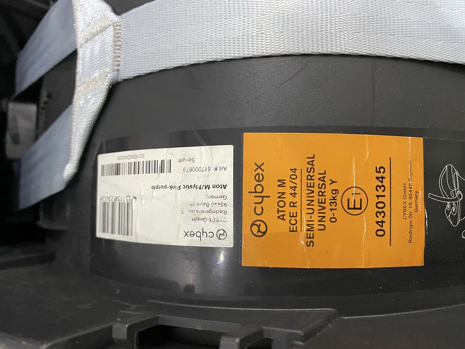 Fotelik Cybex Aton M – stan bardzo dobry