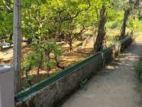 Caleira galvanizada com 945 cm x 10 cm X  6 cm (+ 2 cm rebordo )