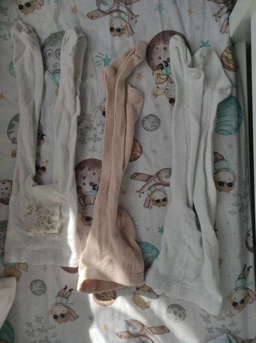 Sukienka na roczek+ body + rajstopki