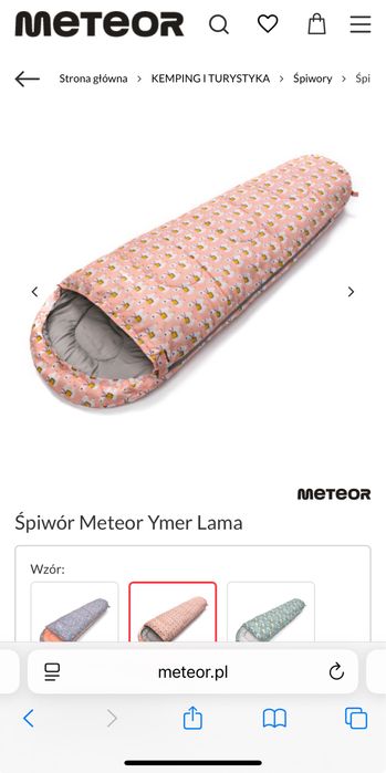 Śpiwór lamy stan idealny.