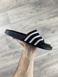 Adidas шлёпанцы тапочки 43 размер черные оригинал