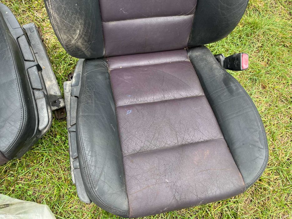 Siedzenia bmw e36  coupe skóra, tylna kanapa