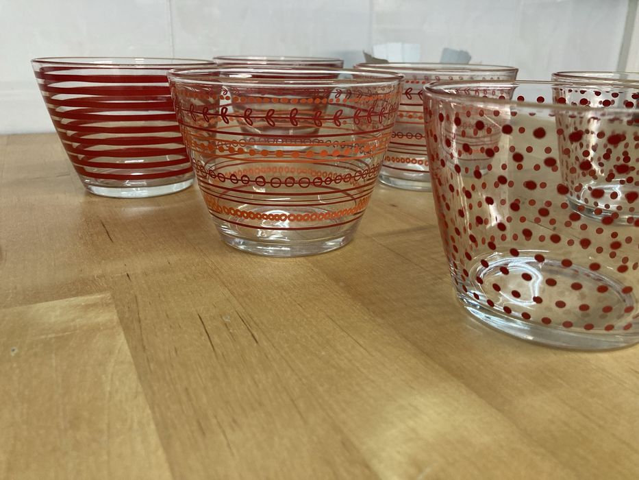 6 taças IKEA antigas/vintage modelo Vinterfint