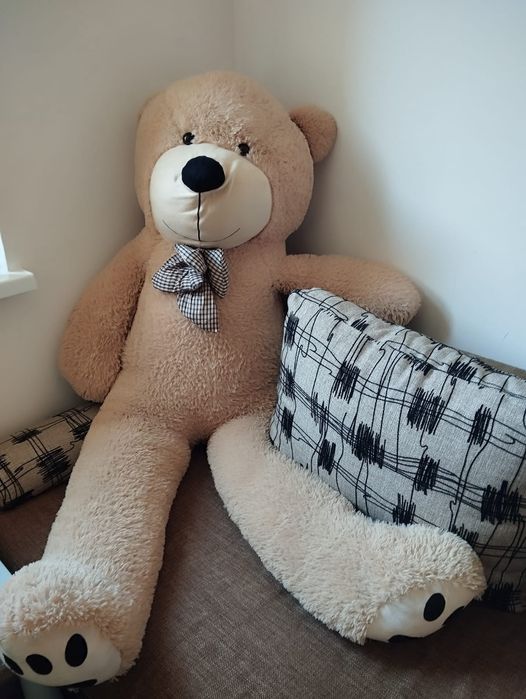 Duży pluszowy miś, wielki pluszowy miś, ogromny miś pluszowy 180cm! Mi