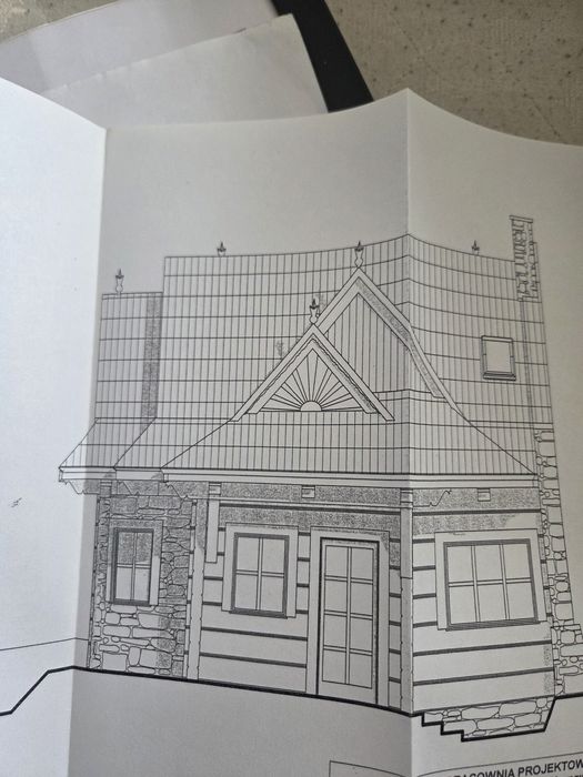 Sprzedam działkę z rozpoczętą budową