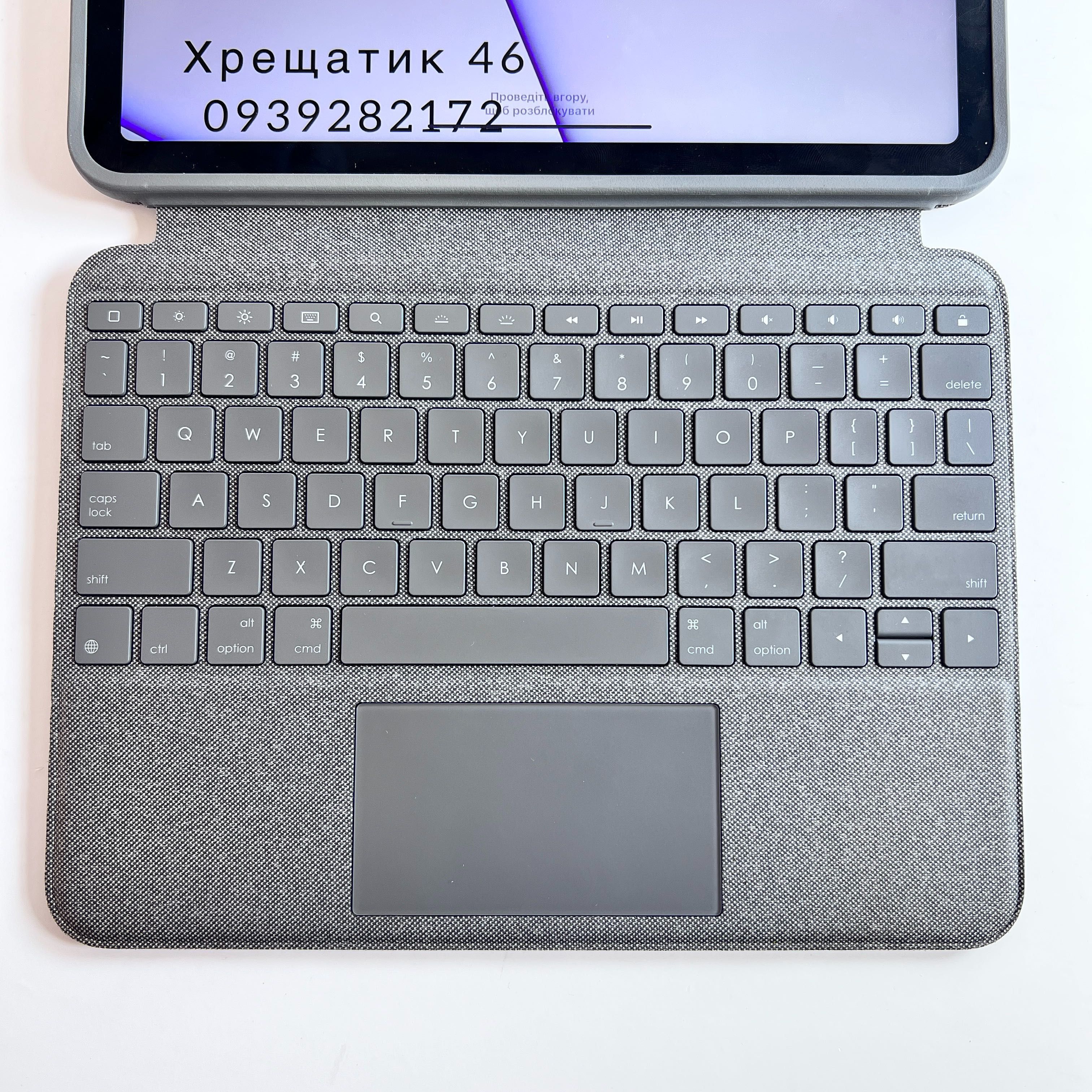 Logitech FolioTouch Keyboard Gray для Apple iPad Air 4-5/iPad Pro 2018