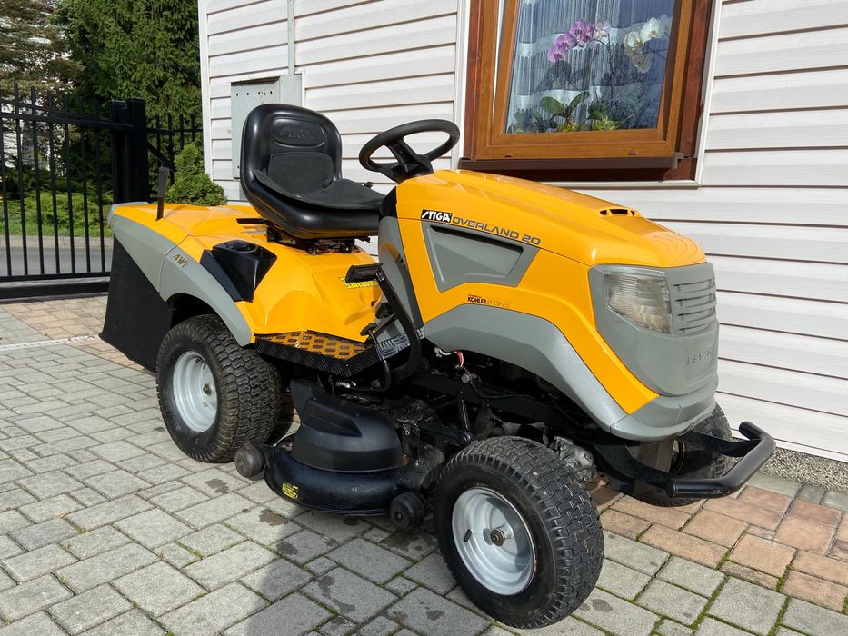 Kosiarka traktorek Stiga ! 20km ! V2  ! 4x4 ! Kosz hydro pompa