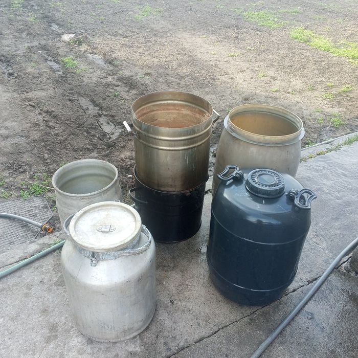 Бочка, бидон, кастрюля, выварка, ёмкость для воды
