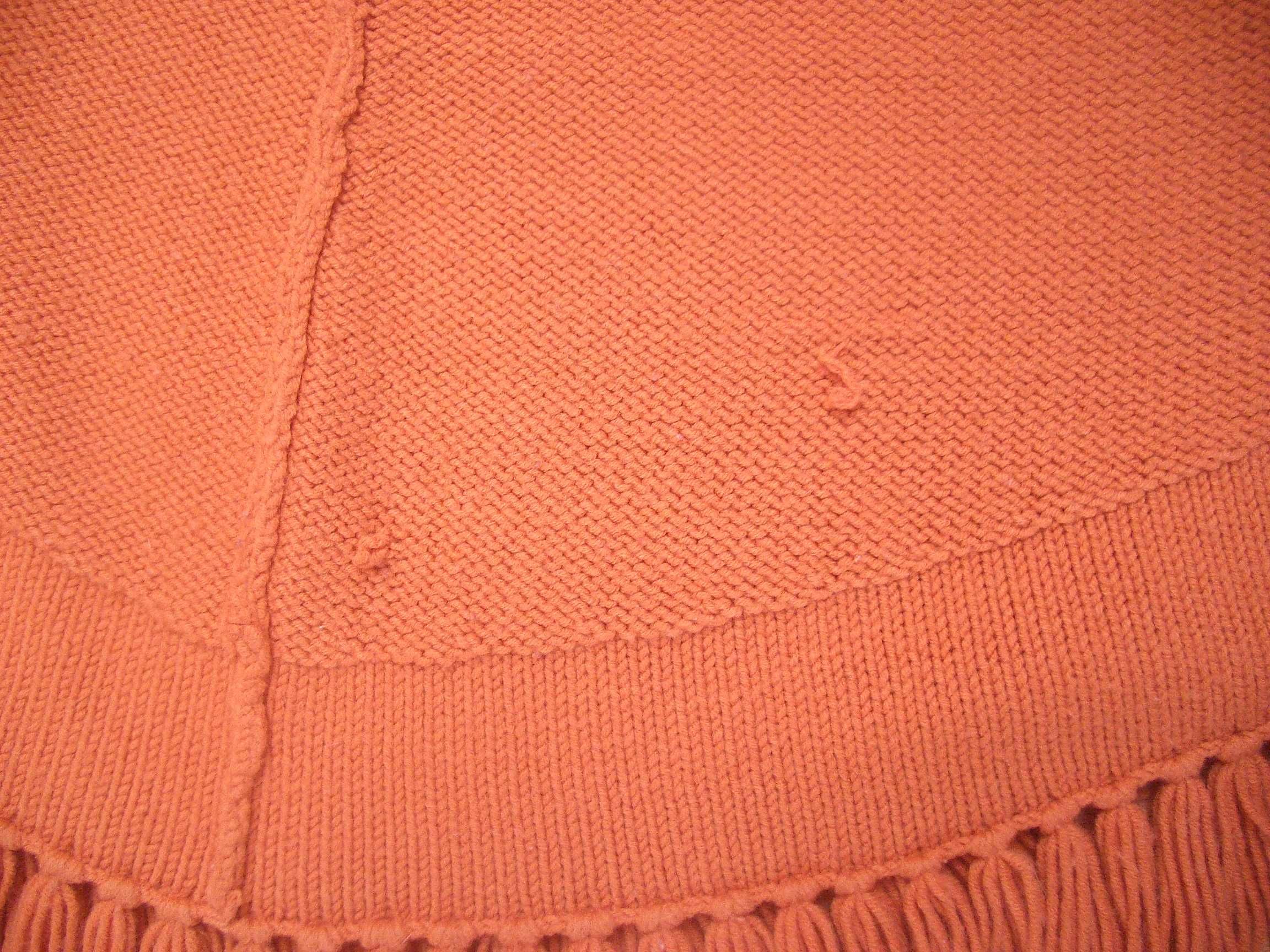 Poncho laranja Zara