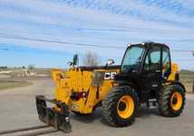 Wynajem uslugi  ładowarka teleskopowa jcb 550-170