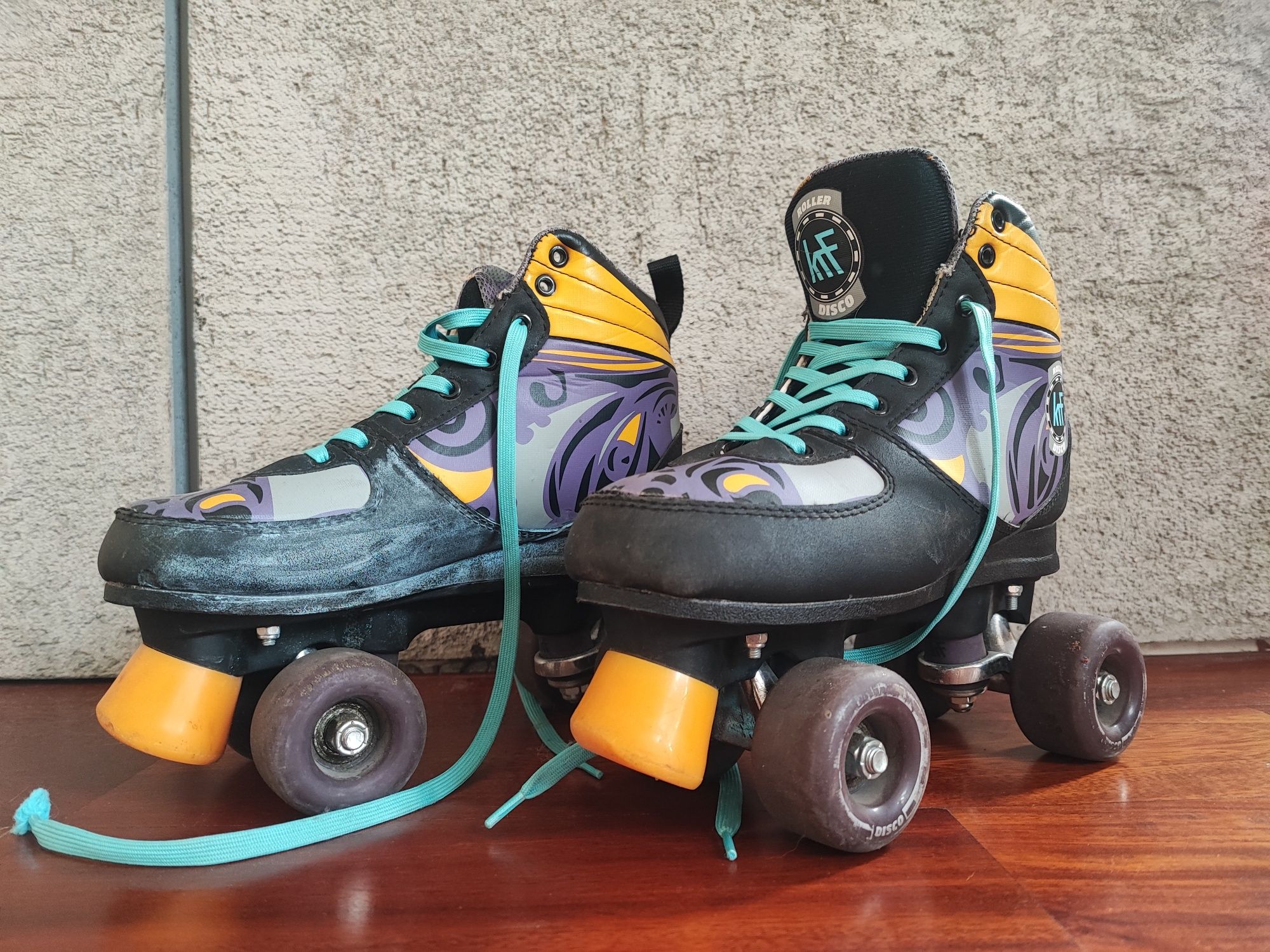 Wrotki KRF Roller Disco ETHNIC roz. EUR 35 dł.23cm