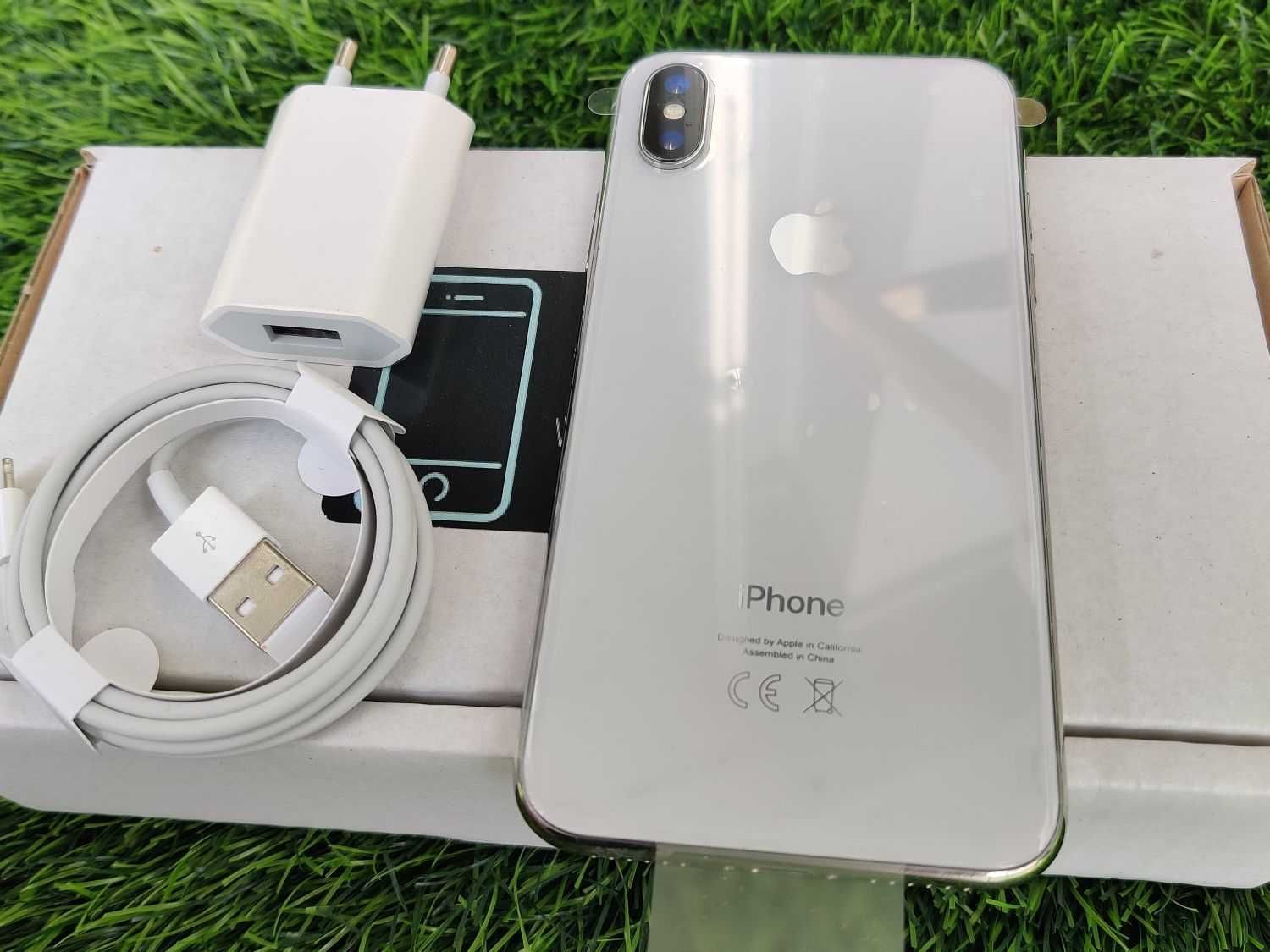 iPhone X 256GB SILVER Srebrny White Biały Bateria 96% Gwarancja FV