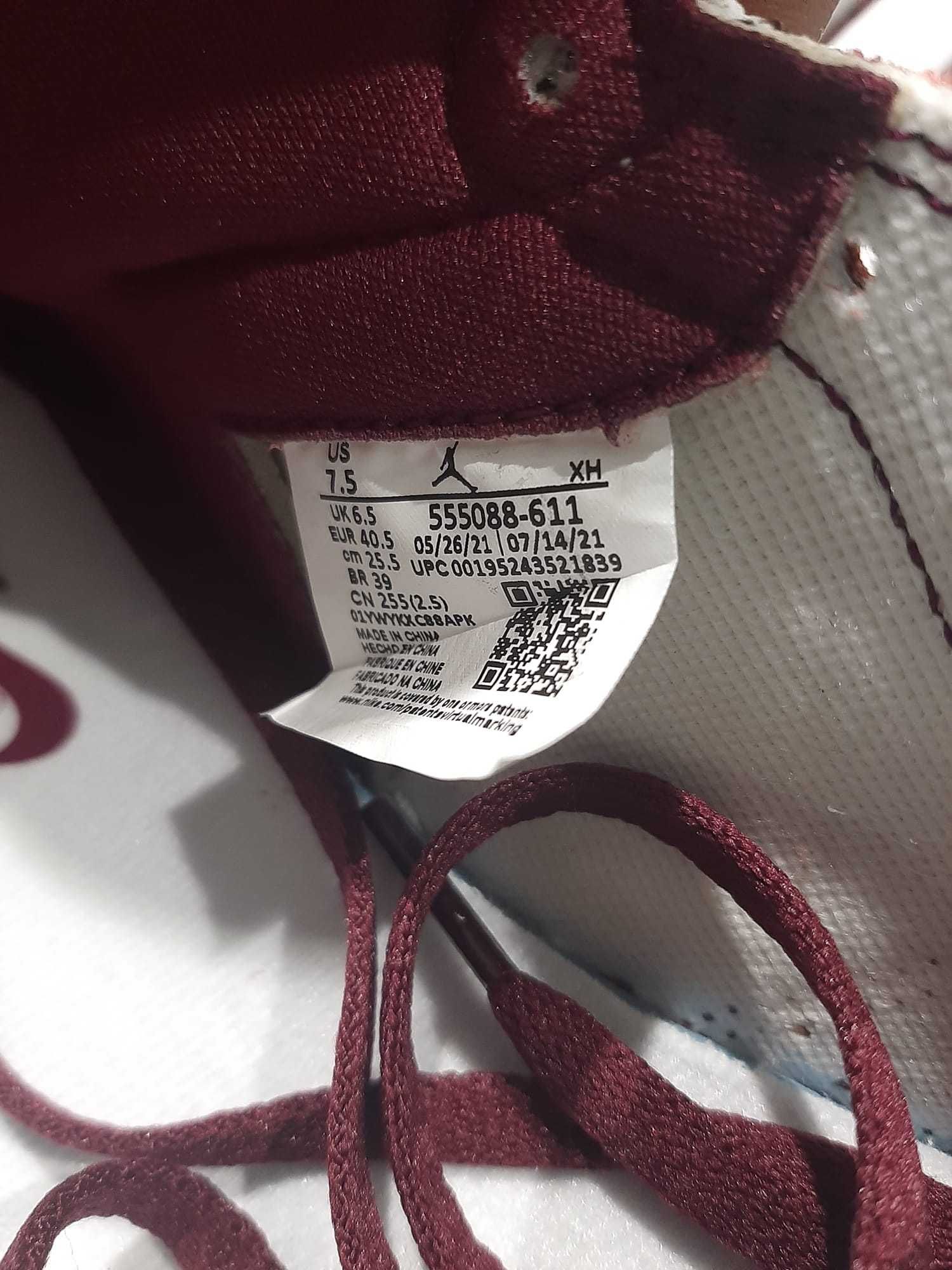 Jordan Retro 1 High Bordeaux (Original)